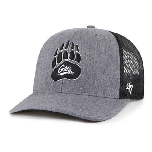 47 Brand Montana Grizzlies Trucker Carbon Adjustable Hat
