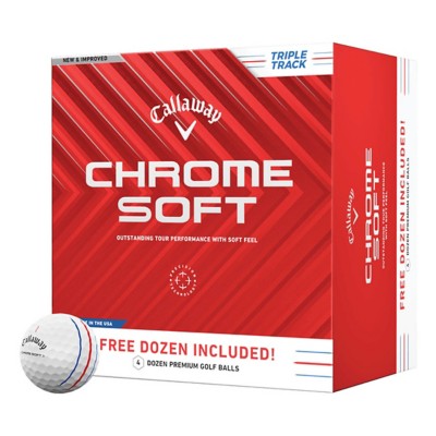 Callaway Chrome Soft Triple Track 4 Dozen Pack Golf Balls