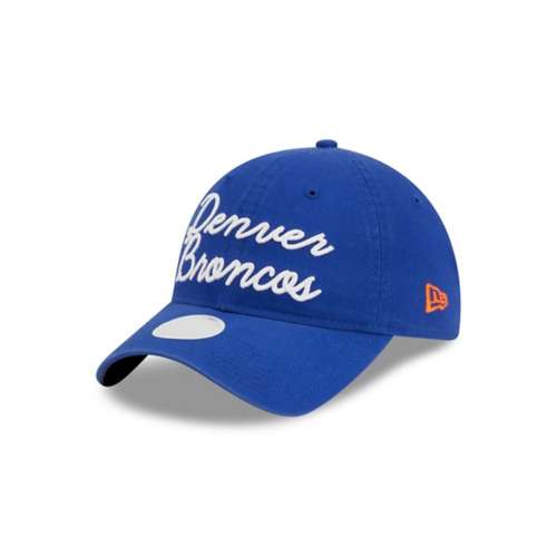 DENVER BRONCOS Trucker Snapback Script Hat Cap Vintage 90s 