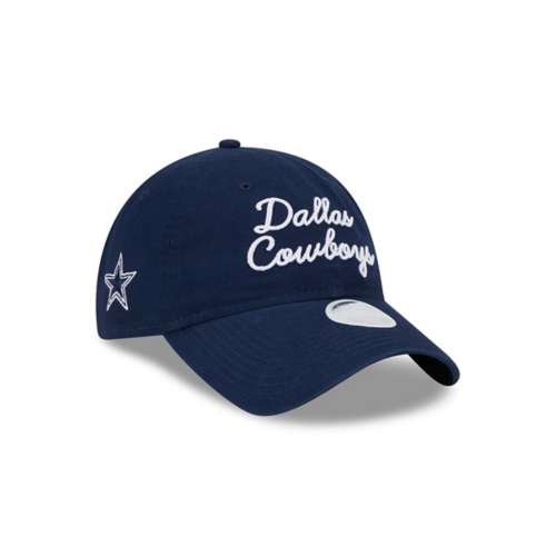 Dallas Cowboys New Era Women's Team Script 9TWENTY Adjustable Hat - Navy