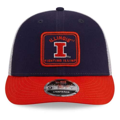 New Era Illinois Fighting Illini 950 Squared Adjustable Hat