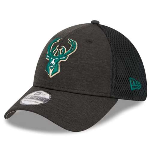 New Era Kids' Milwaukee Bucks Basic 39Thirty Flexfit Hat