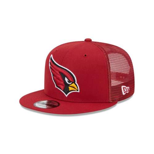 Men's New Era White/Cardinal Arizona Cardinals Wave 9FIFTY Snapback Hat