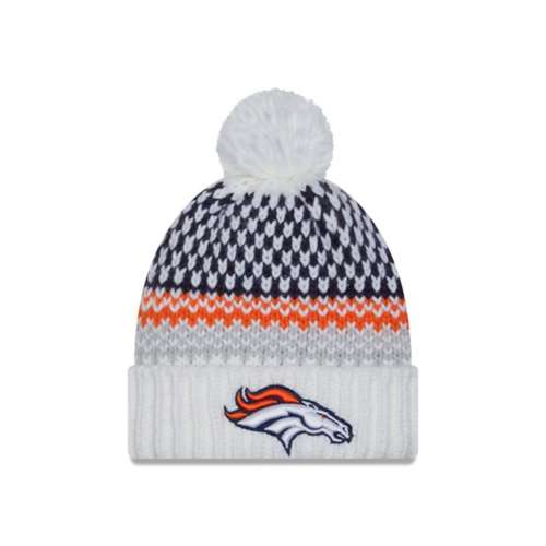 New Era Men's Denver Broncos 2023 Sideline Blue Historic Knit Beanie