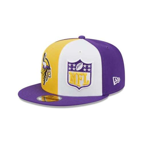 Men's Minnesota Vikings New Era White Omaha 59FIFTY Fitted Hat