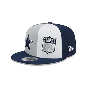 New Era Men's Dallas Cowboys Labeled 9Fifty Black Adjustable Hat