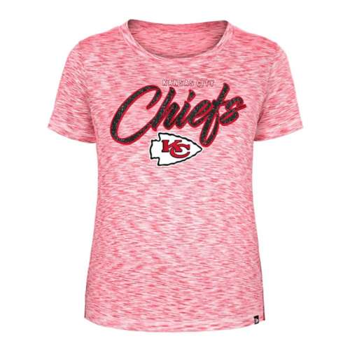 New Era Kansas City Royals Girls Youth Pink Jersey Stars V-Neck T-Shirt