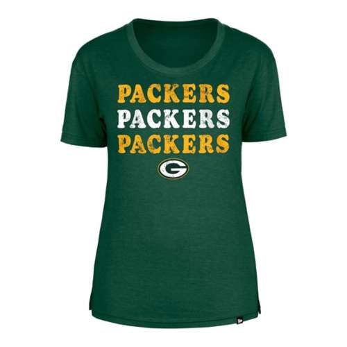 New Era Women's Green Bay Packers Triple Knox T-Shirt