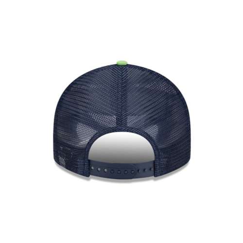 New Era Seattle Seahawks 2023 Sideline Circle Low Profile 9Fifty Hat Snapback Hat
