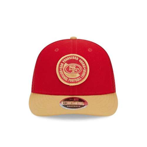 San Francisco 49ers LP TRUCKER SIDELINE SNAPBACK Black-Black Hat