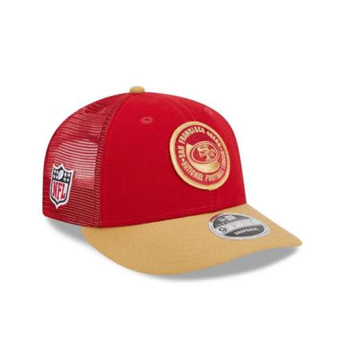 San Francisco 49ers LP TRUCKER SIDELINE SNAPBACK Black-Black Hat