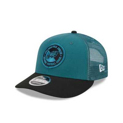 Men's New Era Black/Green York Jets 2023 Sideline Low Profile 9FIFTY Snapback Hat