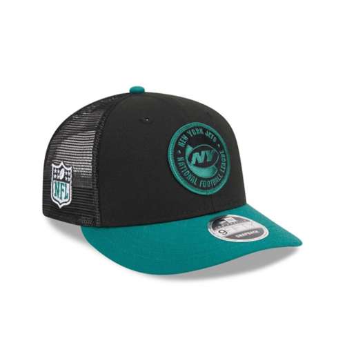 New Era New York Jets 2023 Sideline Circle Low Profile 9Fifty Hat Snapback Hat