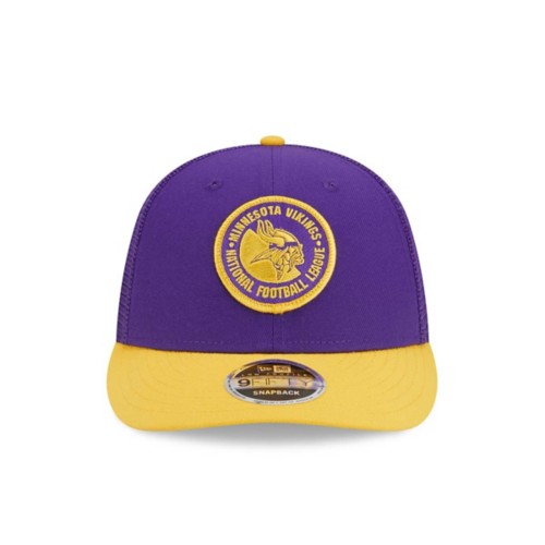 New Era Minnesota Vikings 2023 Sideline Circle Low Profile 9Fifty Hat Snapback Hat SCHEELS