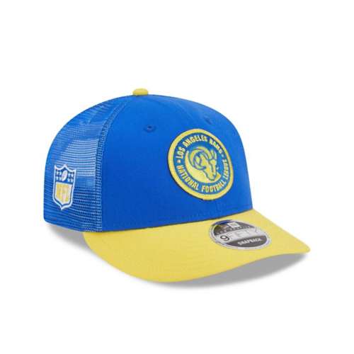 New Era Los Angeles Rams 2023 Sideline Circle Low Profile 9Fifty Hat Snapback Hat