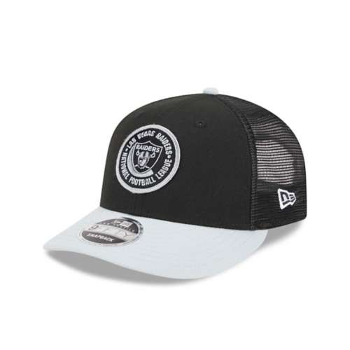 New Era Las Vegas Raiders 2023 Sideline Circle Low Profile 9Fifty Hat Snapback Hat