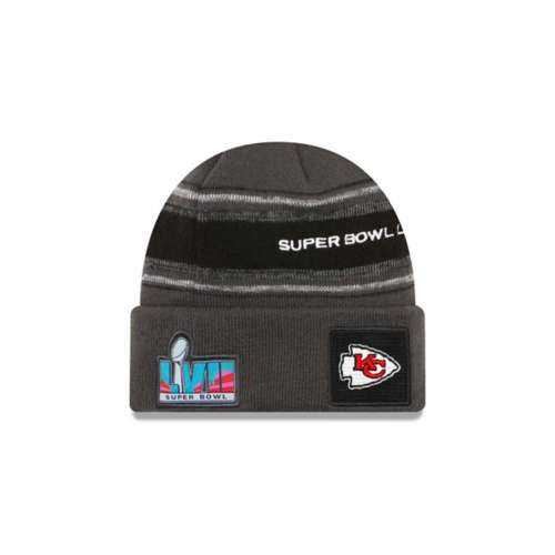 Kansas City Chiefs SUPER BOWL ELEMENTS Black Knit Beanie Hat