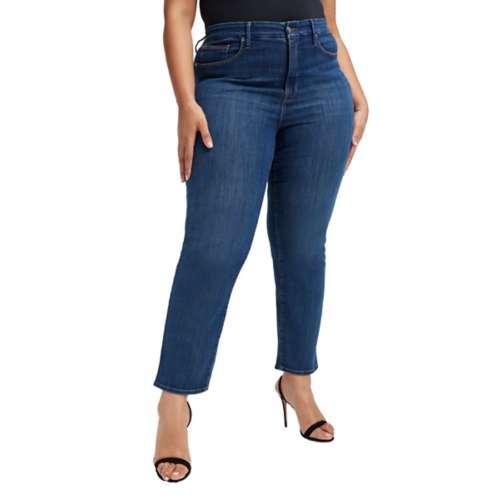 Women's GOOD AMERICAN Good Legs Slim Fit Straight Jeans