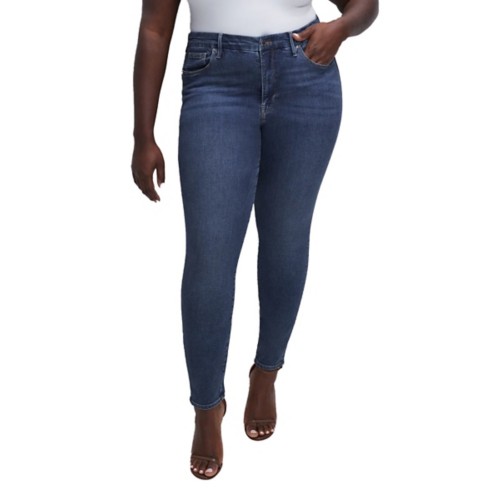 Women's GOOD AMERICAN Good Legs Slim Fit Skinny Ankle Jeans - Primary Image