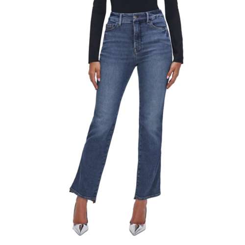 Women's GOOD AMERICAN Good Curve Slim Fit Straight Jeans
