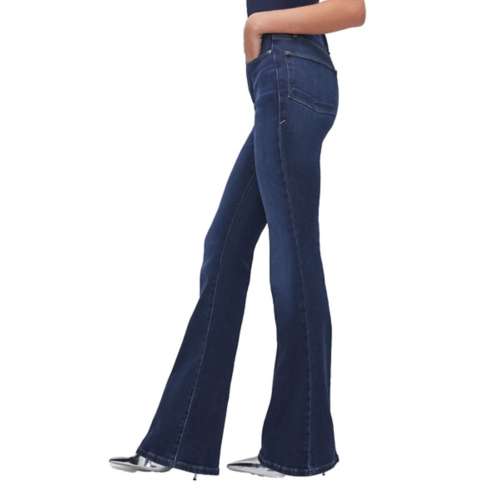 Women's GOOD AMERICAN Good Classic Slim Fit Bootcut Jeans