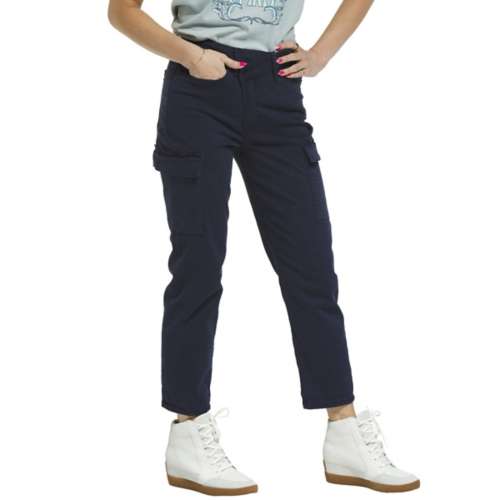 Women's GOOD AMERICAN Good Army Cuffed Slim Fit Straight Jeans