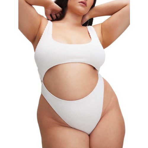 Women's GOOD AMERICAN Always Fits Monokini One Piece Swimsuit - Primary Image