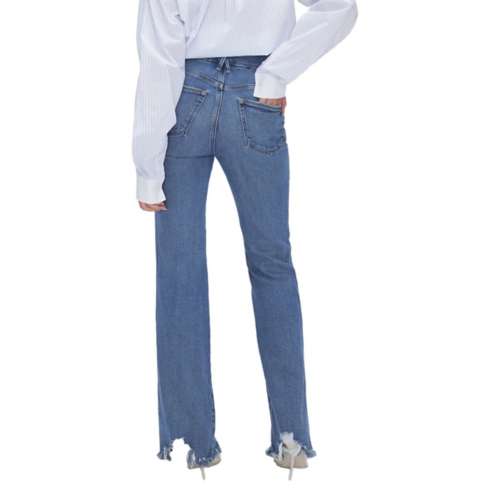 Women's GOOD AMERICAN Good Curve Relaxed Fit Bootcut Jeans