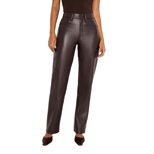 Women's GOOD AMERICAN Good Icon Faux Leather Pants | SCHEELS.com