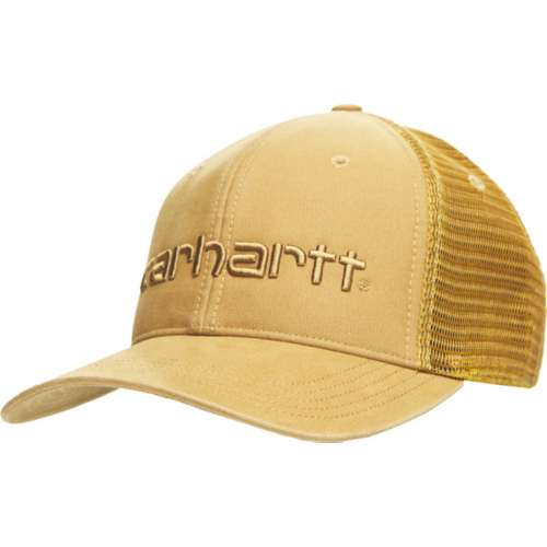 Men's Carhartt Canvas Mesh-Back Logo Snapback Hat