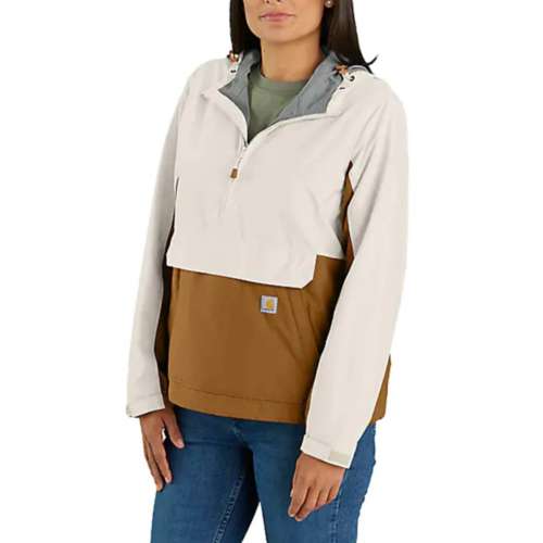 Women's Carhartt Rain Defender Loose Fit Lightweight Packable Anorak Rain Jacket