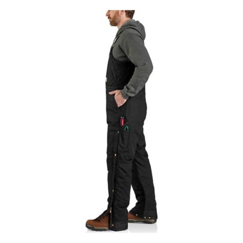 Men's Carhartt Loose Fit Firm Duck Extreme Warmth Rating Insulated Bib Overall - Primary Image