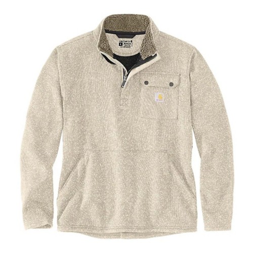 Men's Carhartt Relaxed Fit Midweight Quarter-Zip Pocket Sweater Fleece 1/4 Zip Pullover