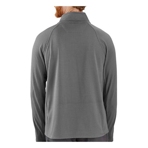 Men's Carhartt Force Relaxed Fit Mock Neck Half-Zip T-Shirt 1/2 Zip,1/4 Zip