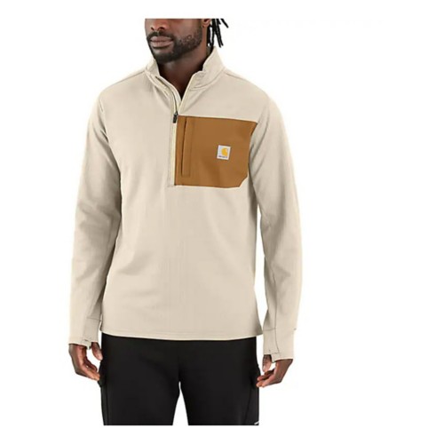 Men's carhartt half zip pullover best sale