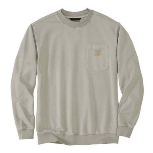 Men's Carhartt Midweight Garment Dye French Terry Pocket Crewneck Sweatshirt