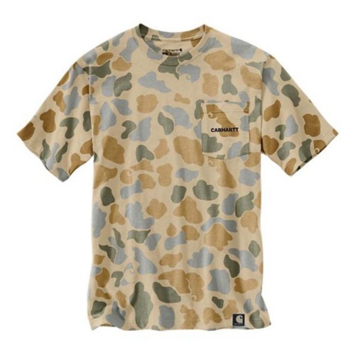 Men's Carhartt Relaxed Fit Lightweight Pocket Camo Logo Graphic T-Shirt