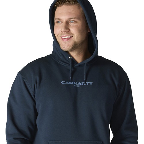 Men's Carhartt Rain Defender Loose Fit Midweight 1889 Graphic Hoodie - Primary Image