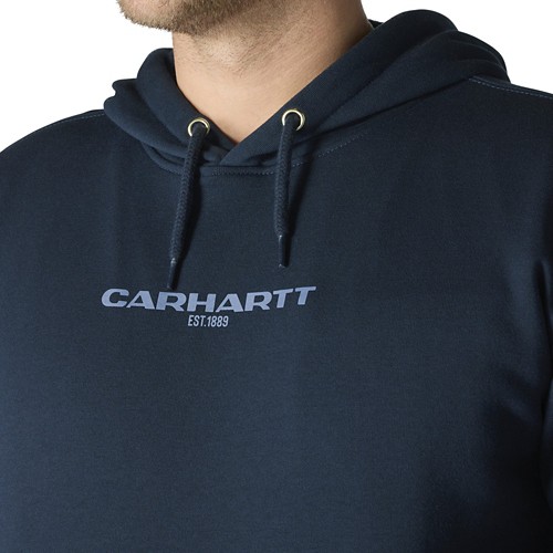 Men's Carhartt Rain Defender Loose Fit Midweight 1889 Graphic Hoodie - Primary Image