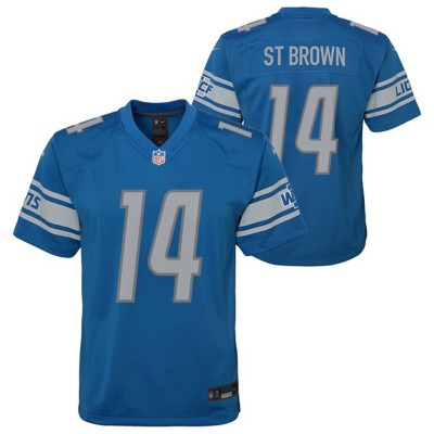 Amon-Ra St. Brown Detroit Lions Nike Game Jersey - Blue