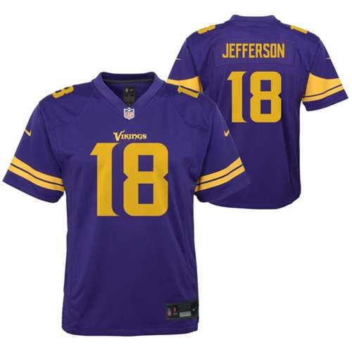 Preschool Nike Justin Jefferson Purple Minnesota Vikings Game