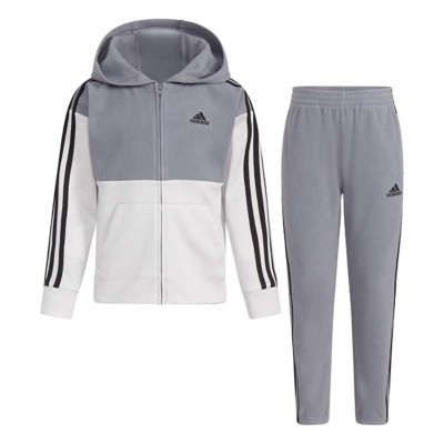 Boys' adidas own Full Zip Hoodie and Joggers Set