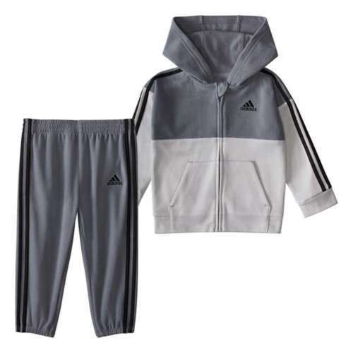 Baby adidas Full Zip Hoodie and Joggers Set SCHEELS