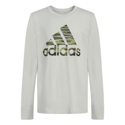 Boys' adidas Graphic Camo Logo Long Sleeve T-Shirt