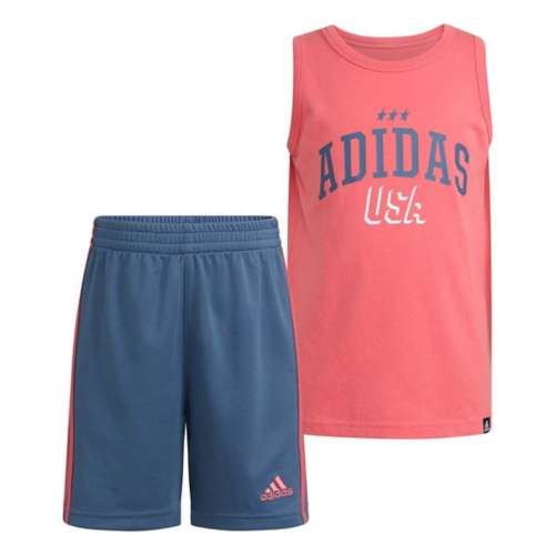 adidas ozelia Toddler Boys adidas USA Tank Tank Top and Shorts Set Witzenberg Sneakers Sale Online