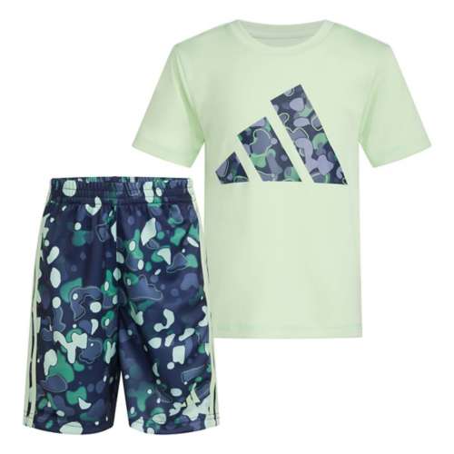 Toddler art adidas Camo Logo T-Shirt and Shorts Set