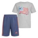 Toddler adidas Baseball Flag T-Shirt and Shorts Set