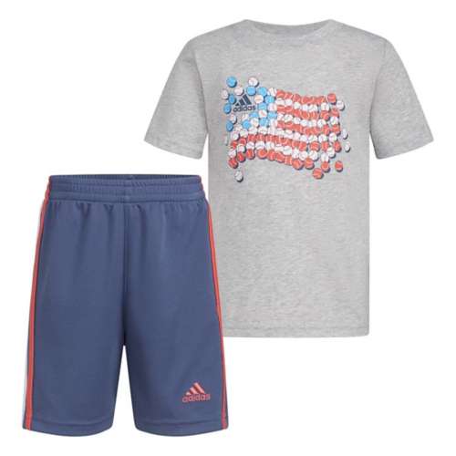 Toddler adidas Baseball Flag T-Shirt and Shorts Set