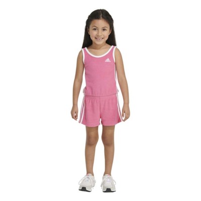 Toddler Girls' adidas Terry Cloth Romper