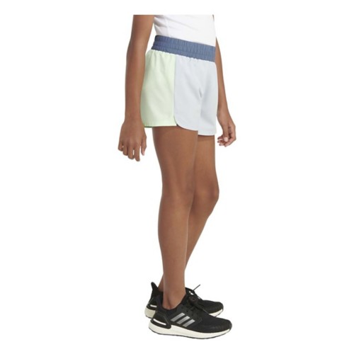 ショートパンツ 25SS NERDY color block woven shorts Girls' adidas AEROREADY Color Block Woven Pacer Shorts